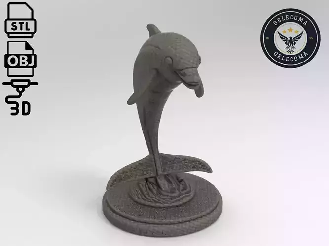 Dolphin Printing Model 3D print model