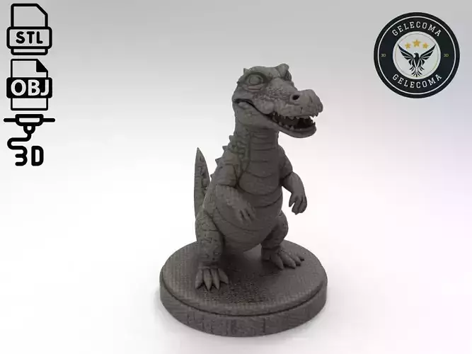 Crocodile Printing Model 3D print model
