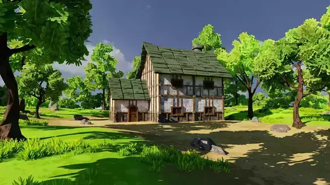 Medieval House 5 With Environment