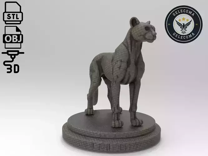 Cheetah Printing Model 3D print model