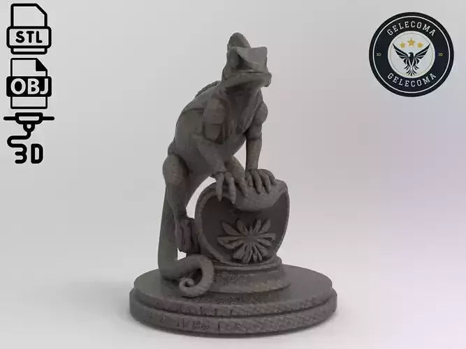 Chameleon Printing Model 3D print model