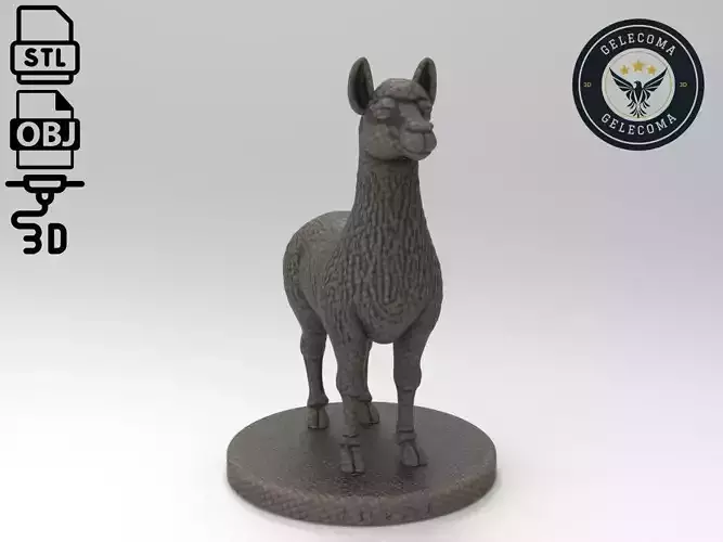 Alpaca Printing Model 3D print model