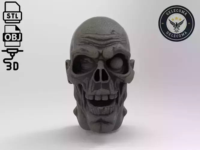 Zombie Mask 3D Print Model