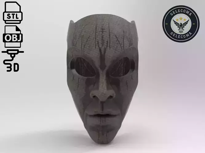 Wooden Mask 3D Print Model
