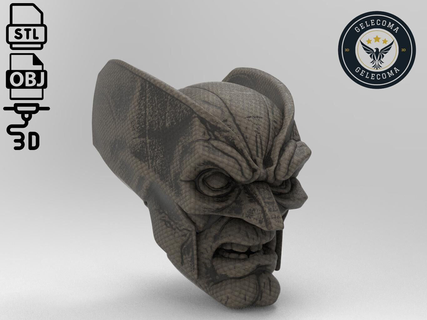 Wolverine Mask 3D Print Model 3D print model_2