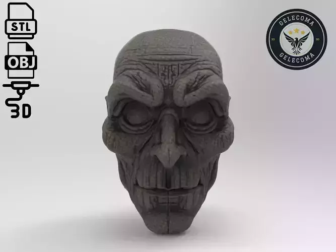 Witch Mask 3D Print Model