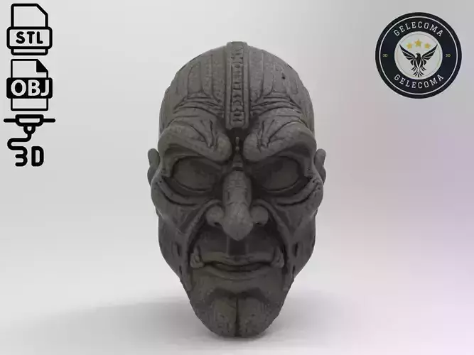 War Mask 3D Print Model