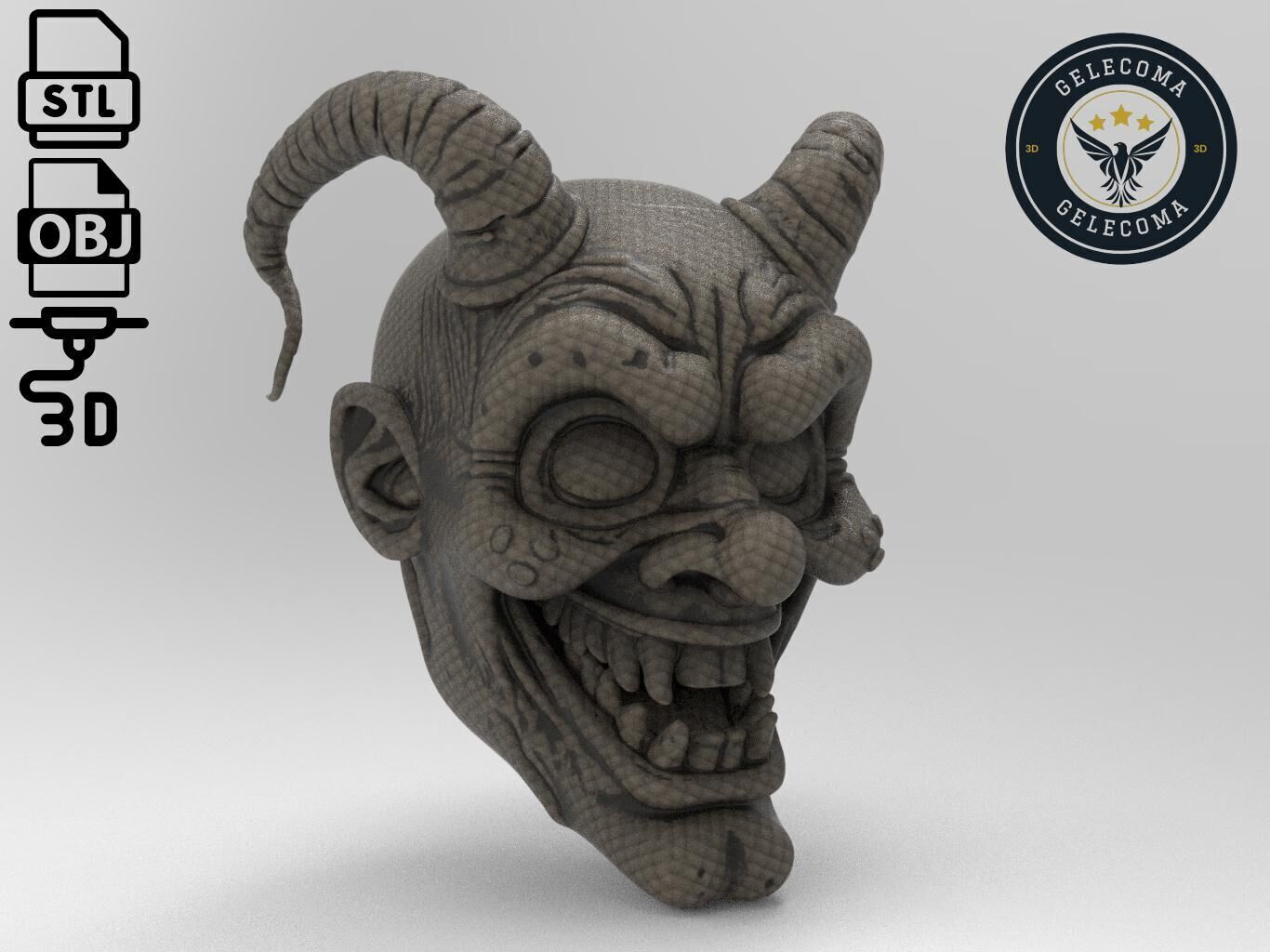 Villain Mask 3D Print Model 3D print model_2