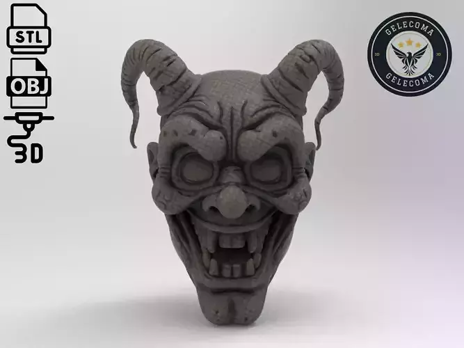 Villain Mask 3D Print Model