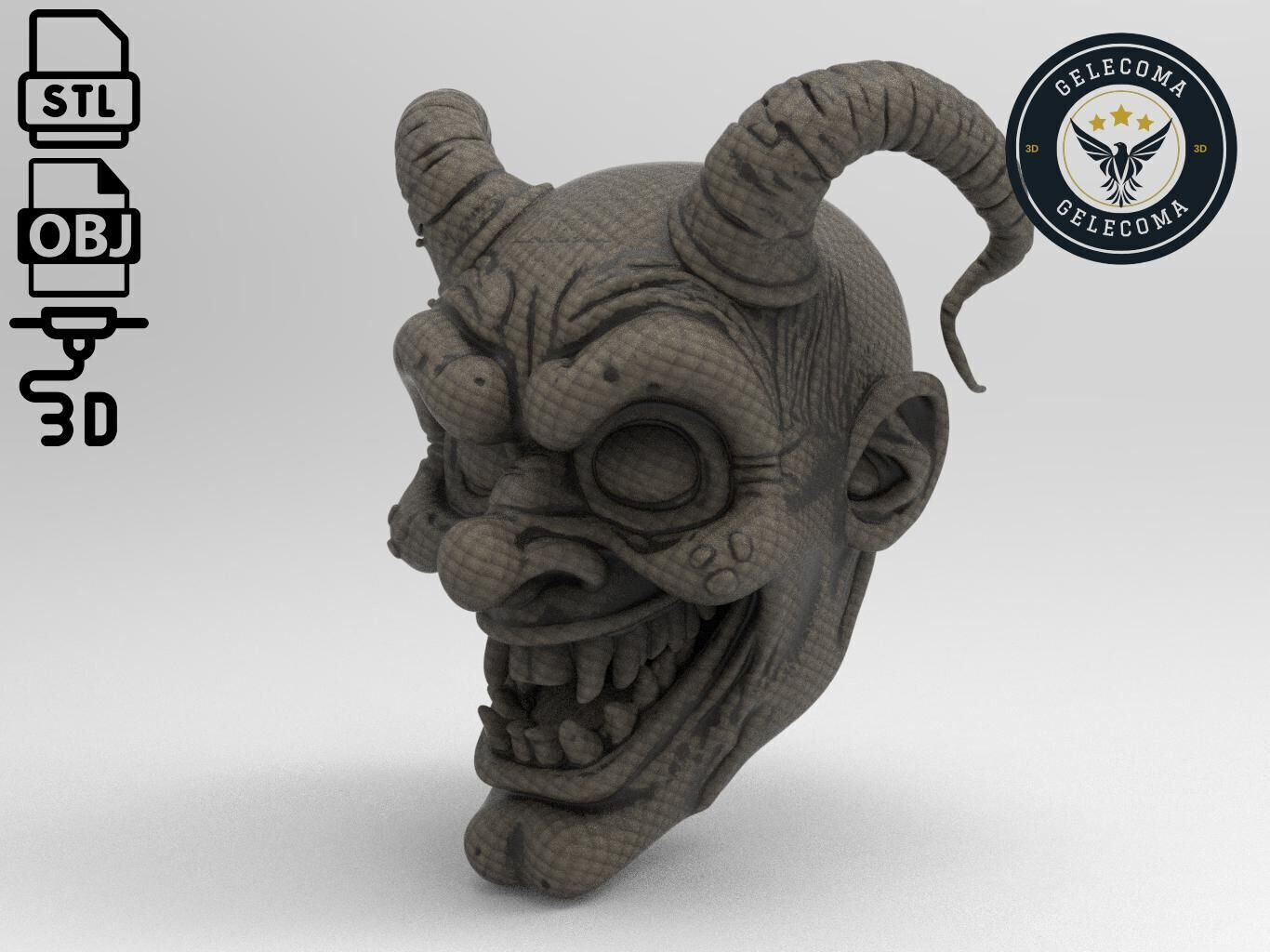 Villain Mask 3D Print Model 3D print model_1