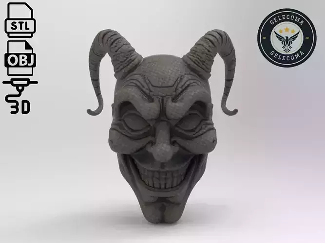 Villain Mask 3D Print Model