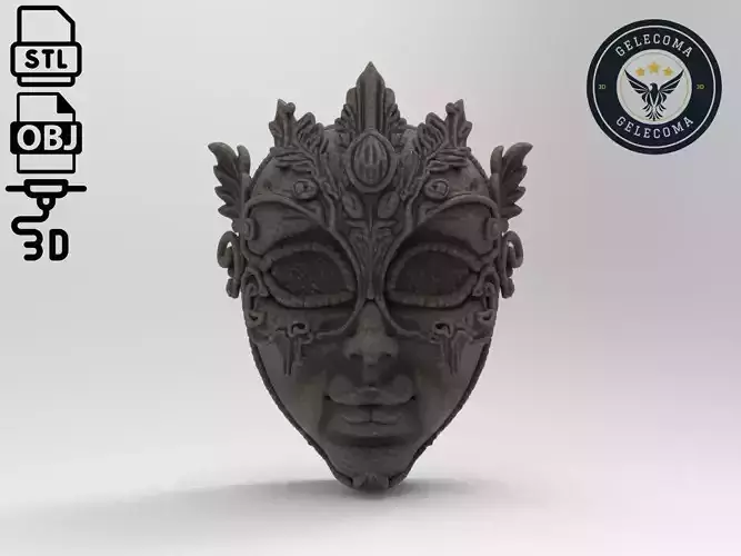 Venetian Mask 3D Print Model