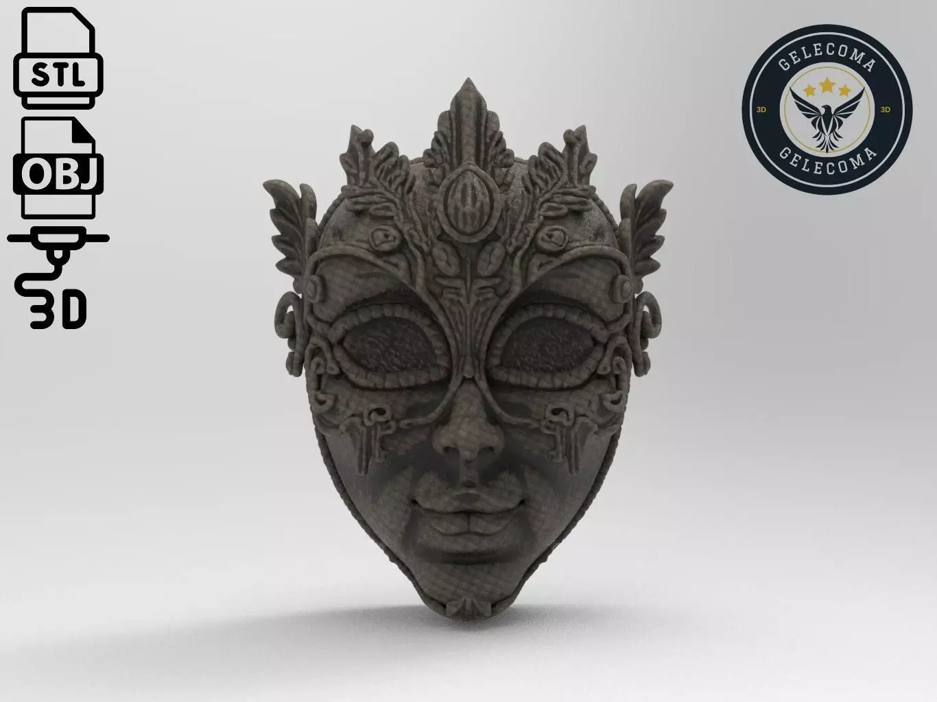 Venetian Mask 3D Print Model 3D print model_0