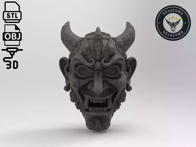 Tribal Mask 3D Print Model