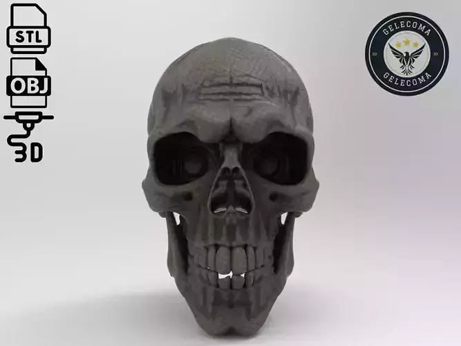 Skull clown Mask 3D Print Model