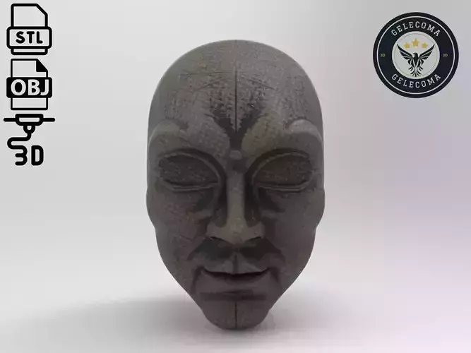 Silver Mask 3D Print Model