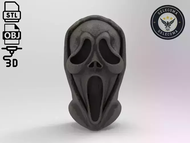 Scream Mask 3D Print Model