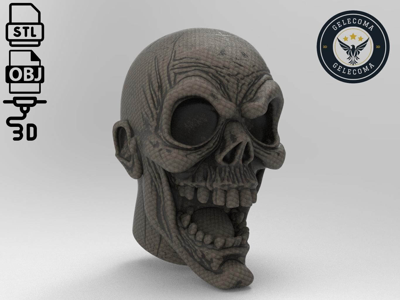 Scary Mask 3D Print Model 3D print model_2