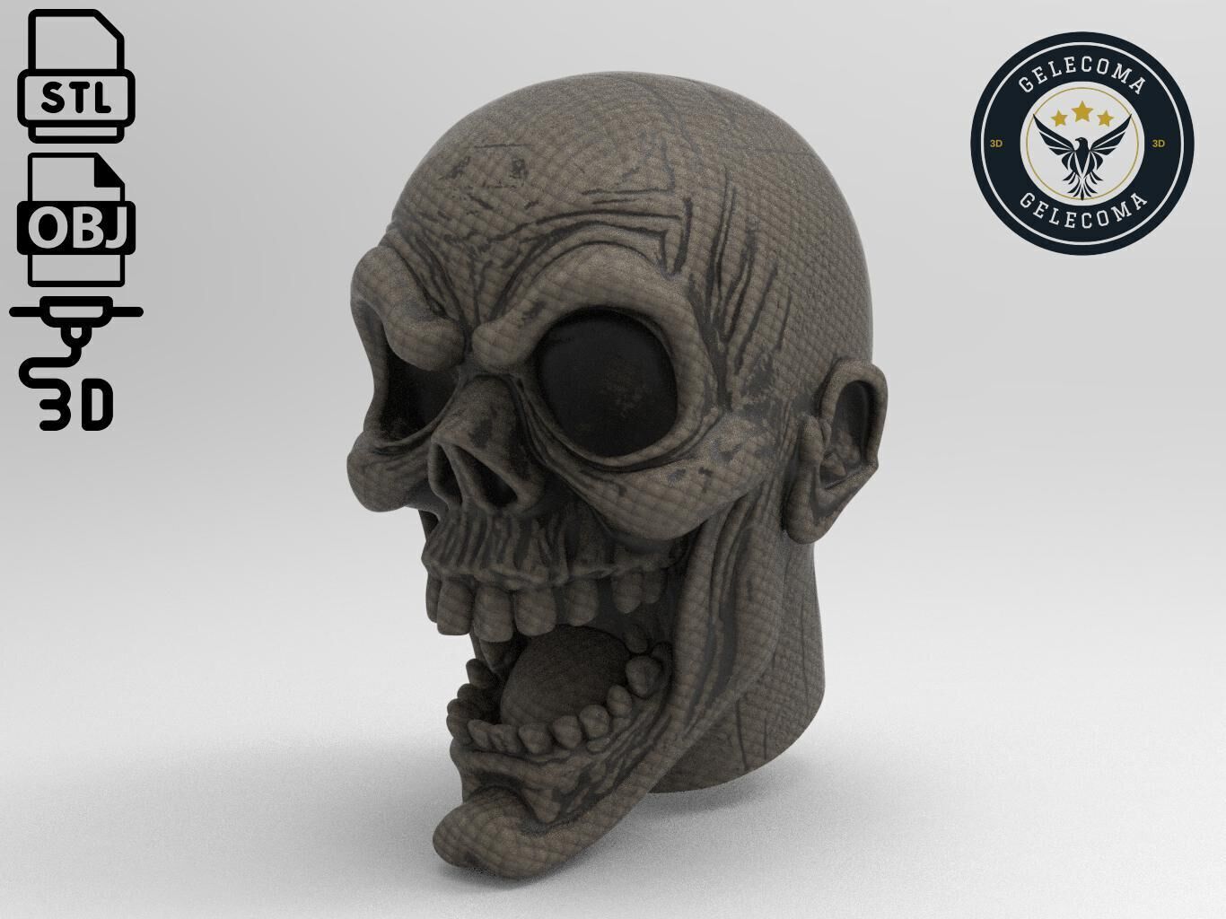 Scary Mask 3D Print Model 3D print model_1