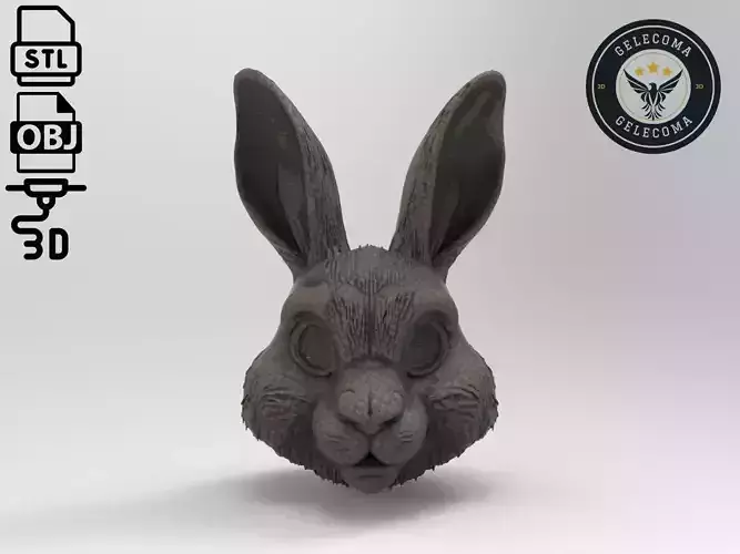 Rabbit Mask 3D Print Model 3D print model
