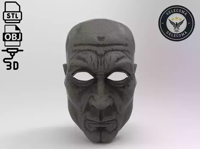 Plaster Mask 3D Print Model