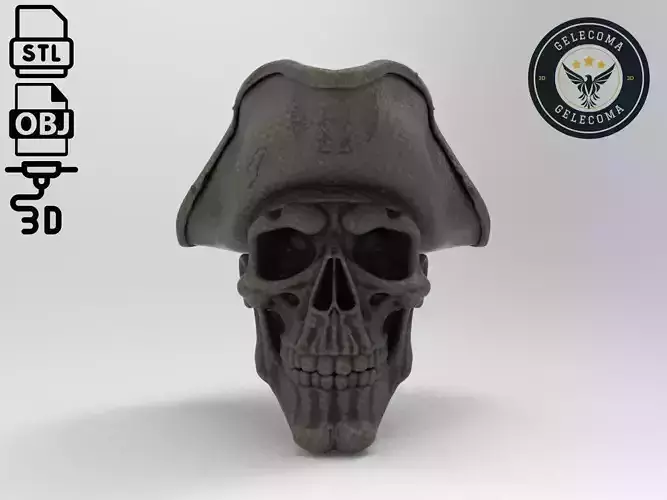 Pirate Mask 3D Print Model