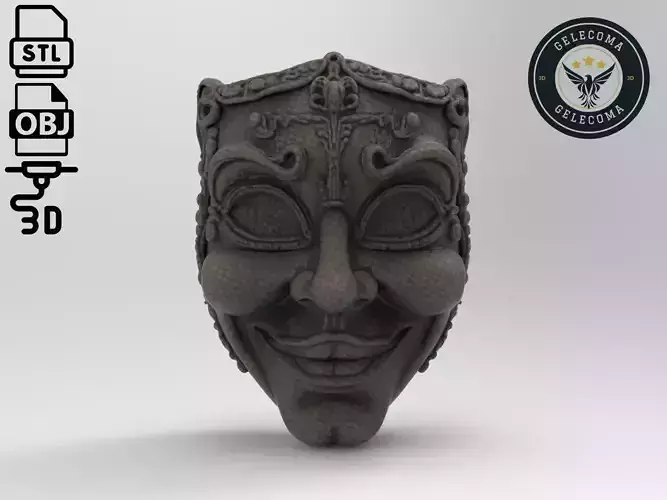 Opera Mask 3D Print Model
