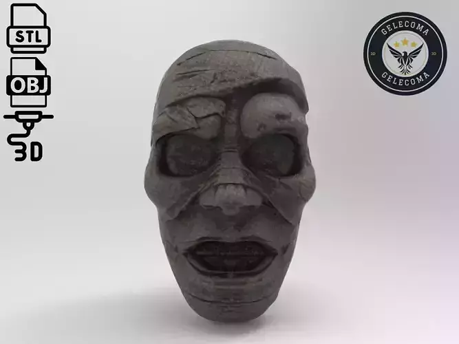 Mummy Mask 3D Print Model