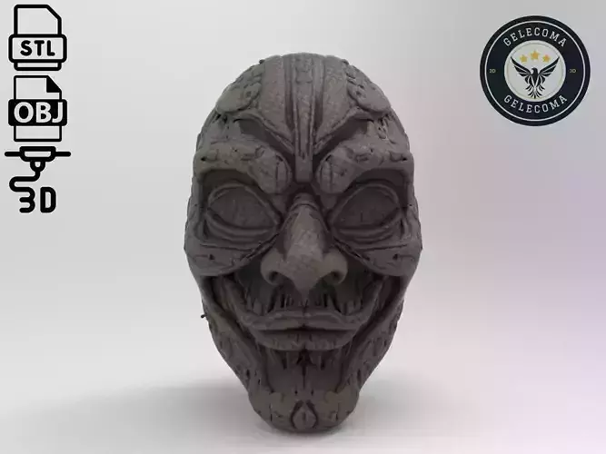 Luchador Mask 3D Print Model
