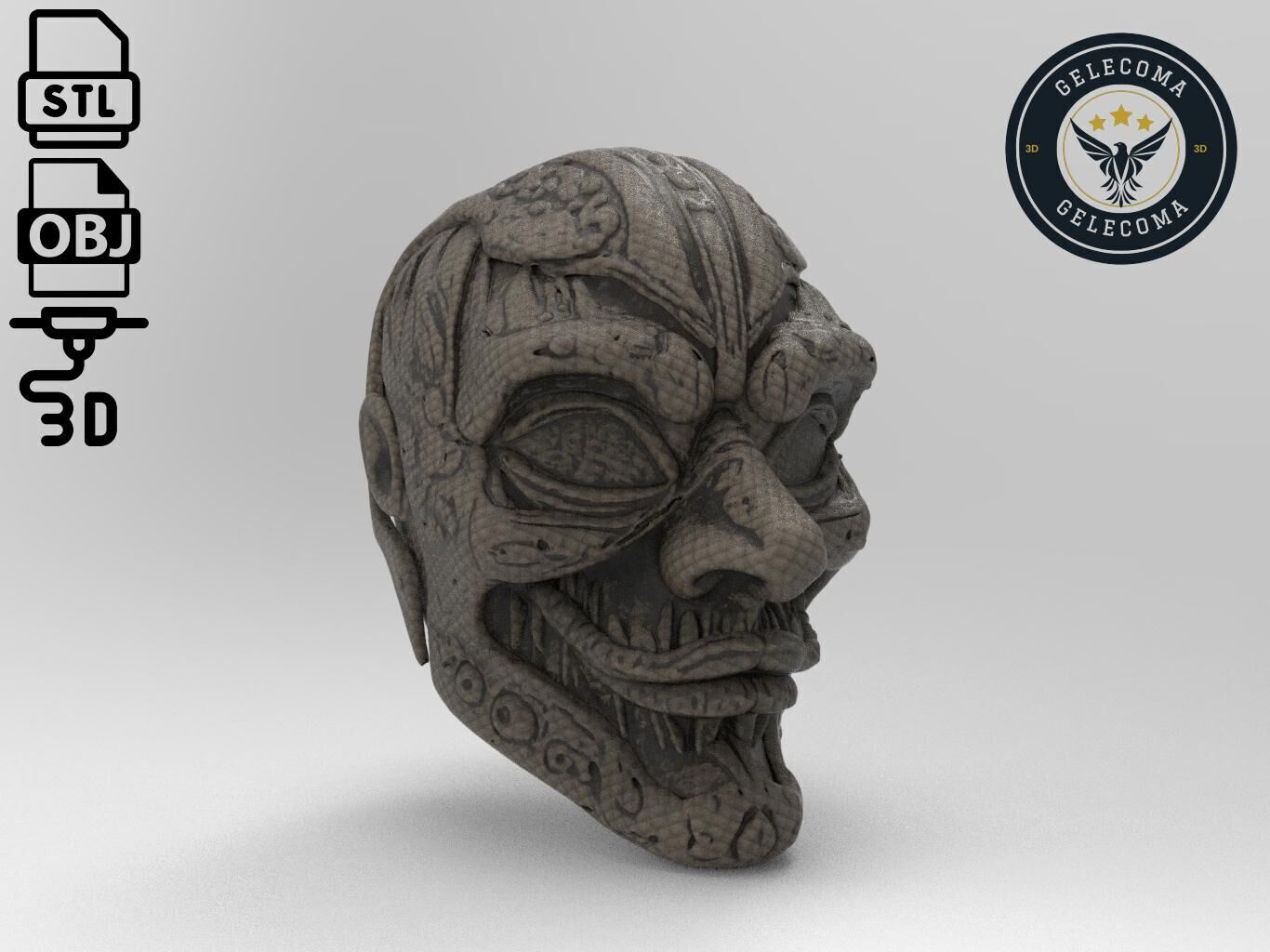 Luchador Mask 3D Print Model 3D print model_2