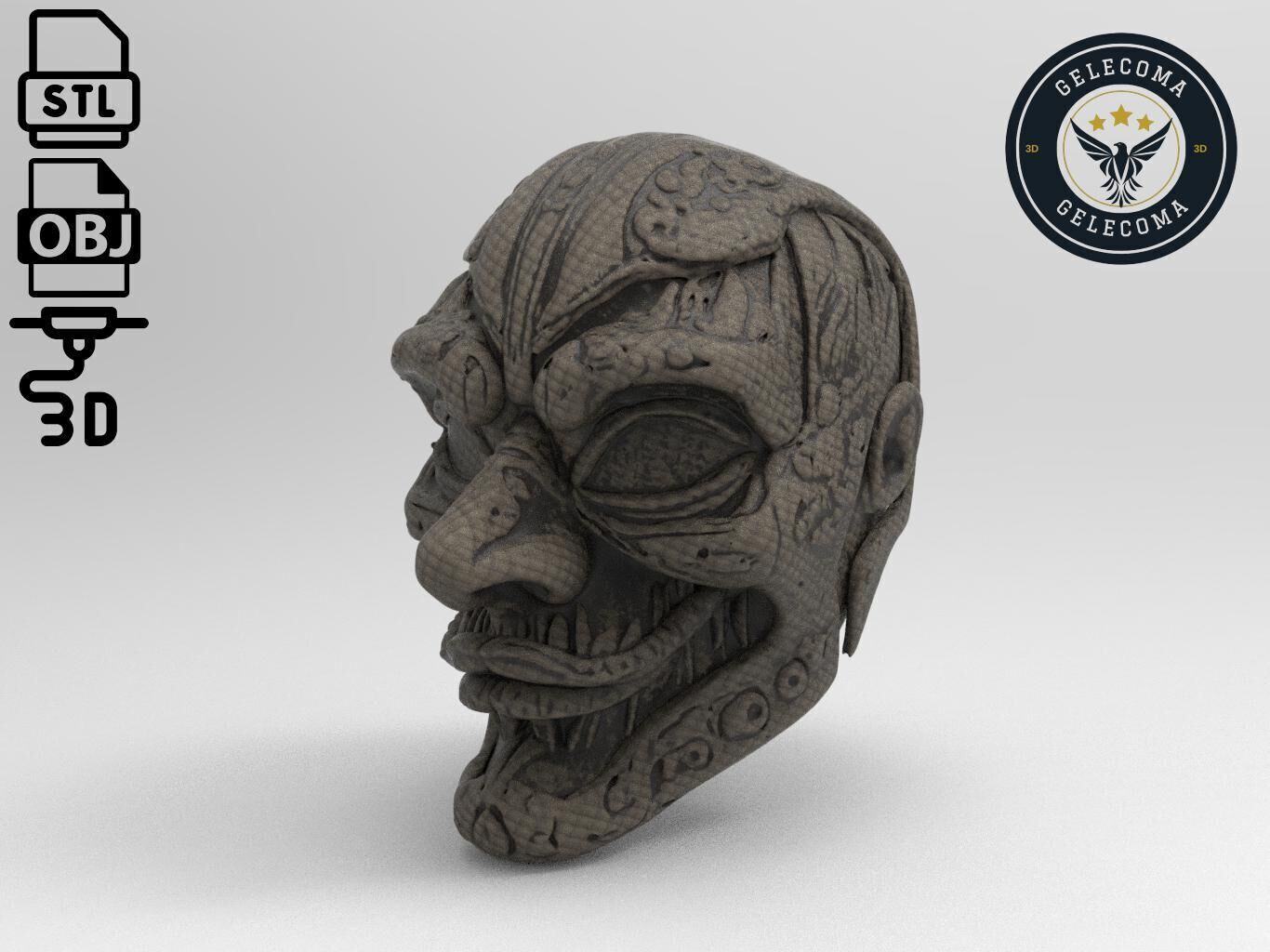 Luchador Mask 3D Print Model 3D print model_1