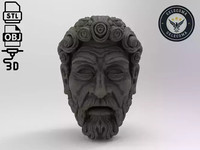 Greek Mask 3D Print Model