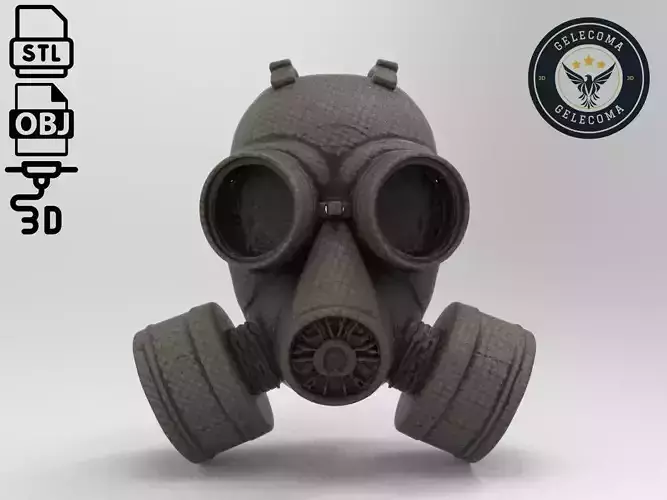 Gas Mask 3D Print Model
