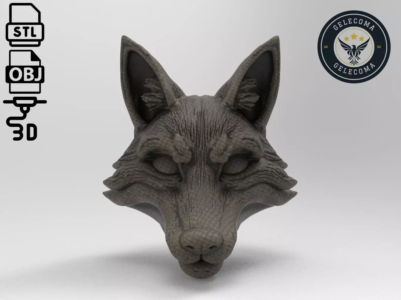 Fox Mask 3D Print Model 3D print model_0