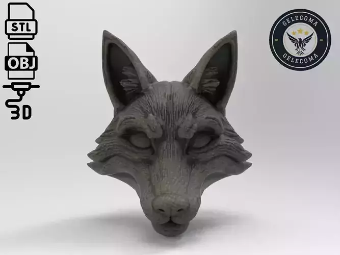 Fox Mask 3D Print Model