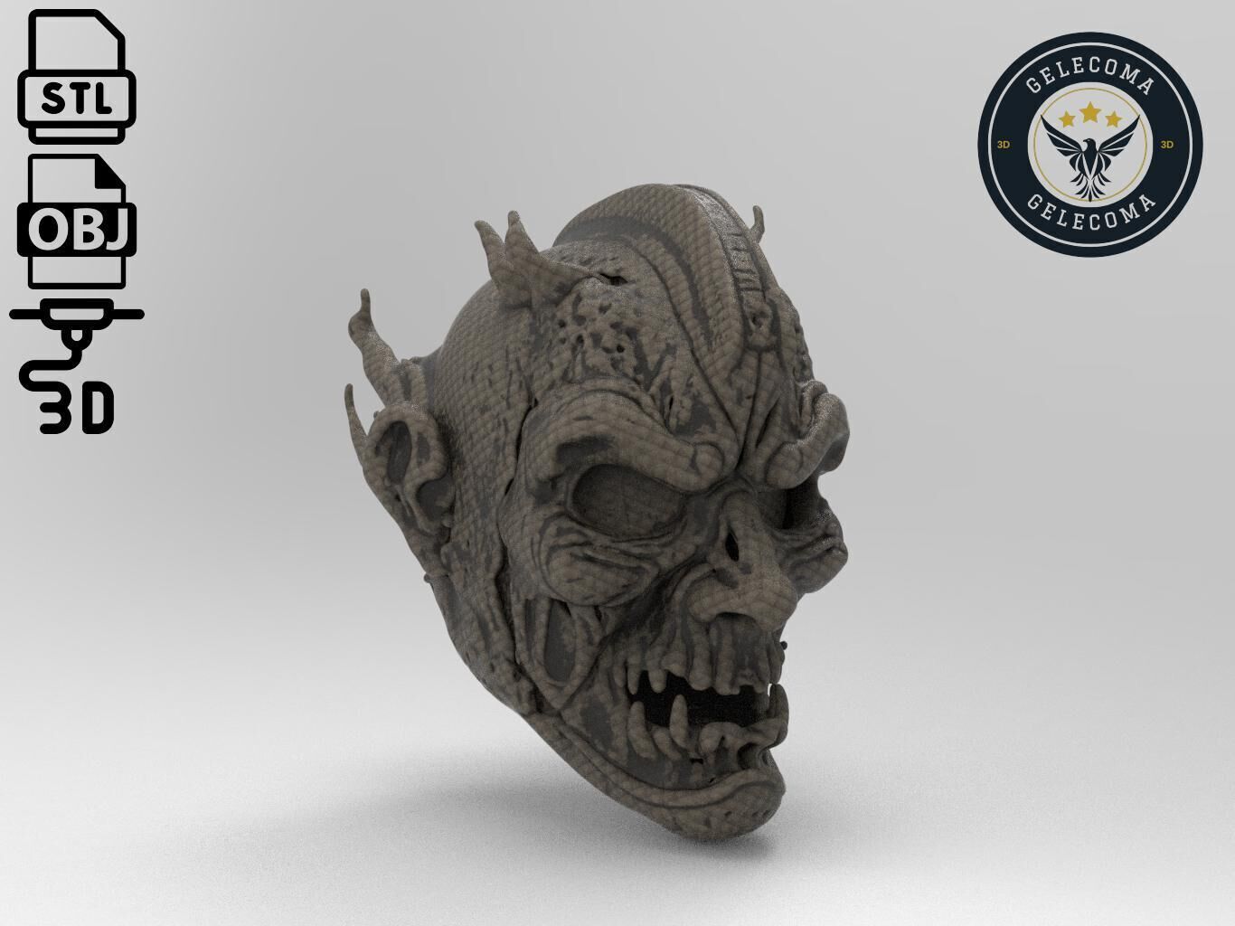 Fire Mask 3D Print Model 3D print model_2