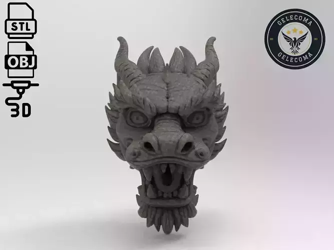 Dragon Mask 3D Print Model