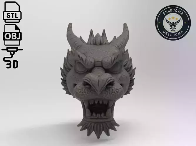 Dragon Mask 3D Print Model