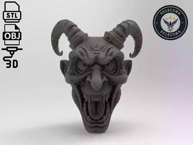 Cursed Mask 3D Print Model