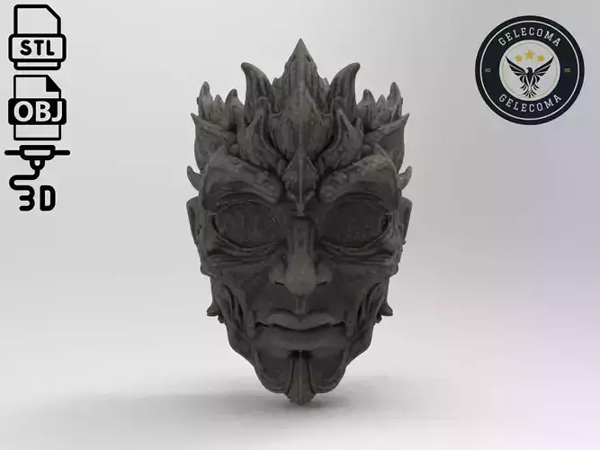 Crystal Mask 3D Print Model