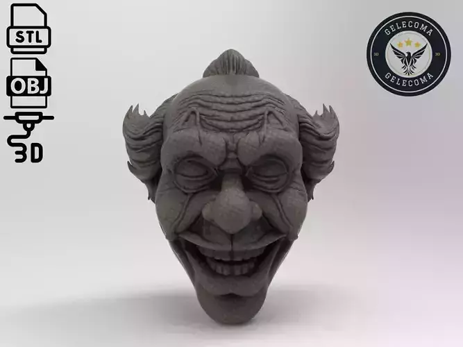 Clown Mask 3D Print Model