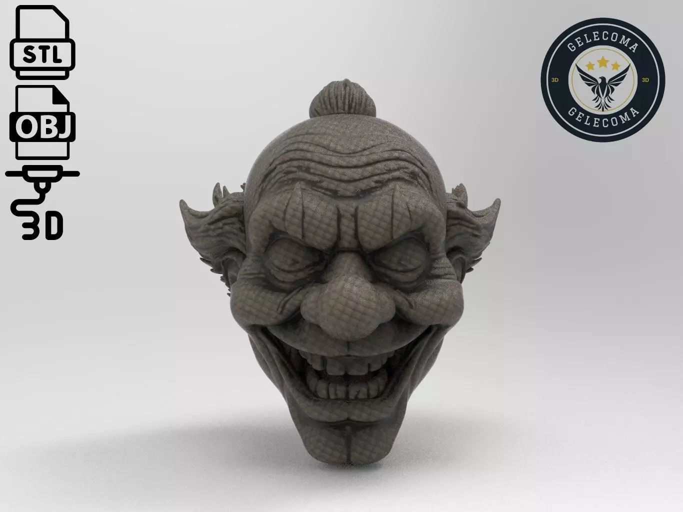 Clown Mask 3D Print Model 3D print model_0