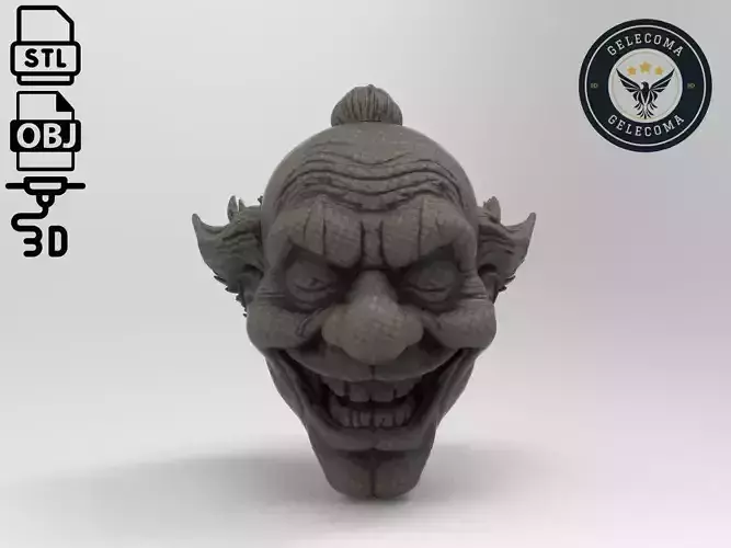 Clown Mask 3D Print Model 3D print model