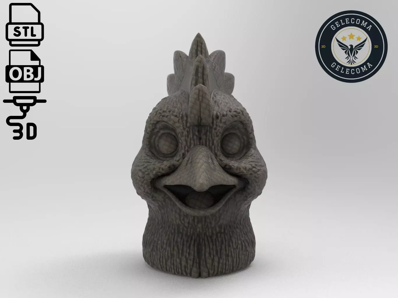 Chicken Mask 3D Print Model 3D print model_0