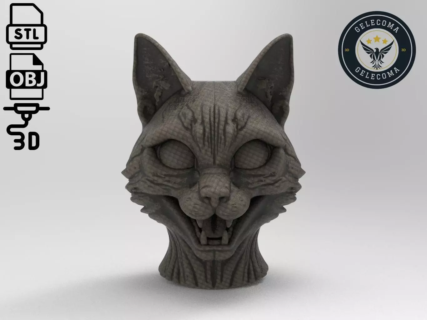 Cat Mask 3D Print Model 3D print model_0