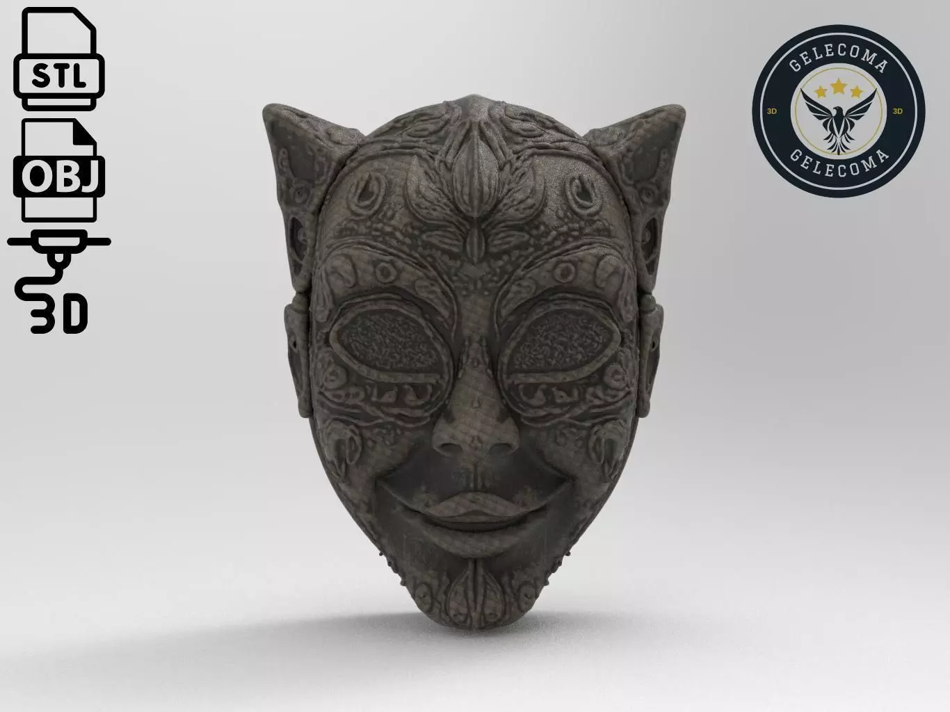 Carnival Mask 3D Print Model 3D print model_0