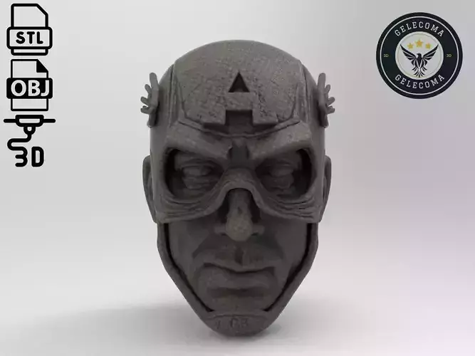 Captain America Mask 3D Print Model 3D print model