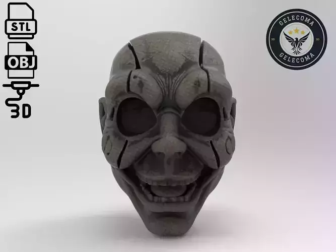 Broken doll Mask 3D Print Model 3D print model