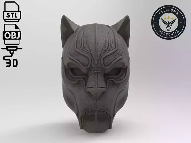 Black Panther Mask 3D Print Model 3D print model