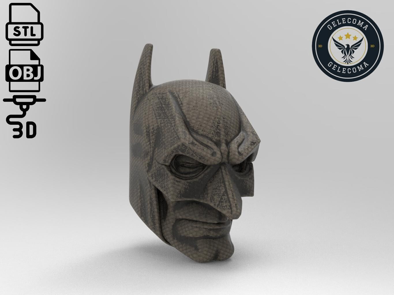 Batman Mask 3D Print Model 3D print model_2